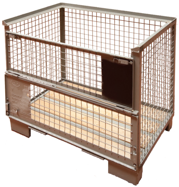 Schrotthandel Düsseldorf Ossebühl Euro Pool Gitterbox gross