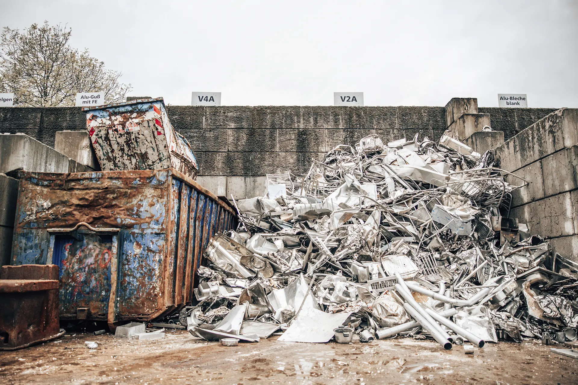Schrotthandel Düsseldorf Ossenbühl Schrott V4A und V2A